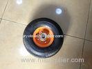 Pneumatic Rubber Hand Trolley Wheels , 4.10 / 3.50-4 Metal Rim