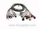 40in / IEC / Snap Holter Cable For Holter Monitor / Recorder