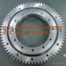 Four point contact slewing ring internal external gear teeth stainless steel high rigid