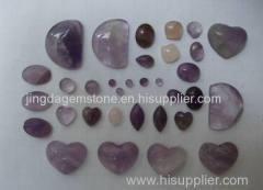 All kinds of different shape pion/pendant/ear ring make by natural purple crystal