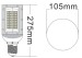 E40 led streetlight lamp