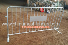 Galvanized event fence panel