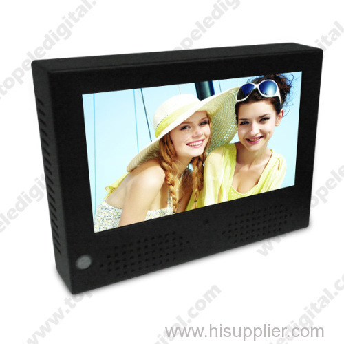 7inch LCD advertising player with external battery