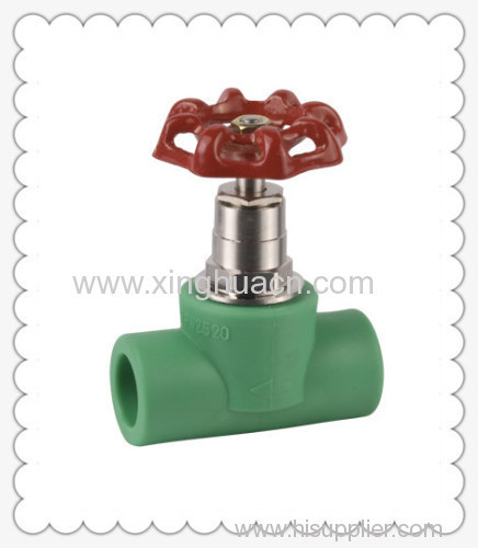 PP-R stop valve with handwheel