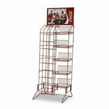 metal display drink rack