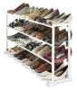 20 pair shoe rack metal shoes display rack
