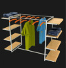 fashionable retail shop clothes display rack