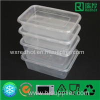 Disposable Take Away Microwaveable Plastic Food Container