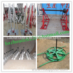 Cable drum trestles, made of cast iron,Jack towers,Cable Drum Lifting Jacks