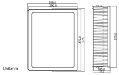 120W AC-line powered COB Floodlight