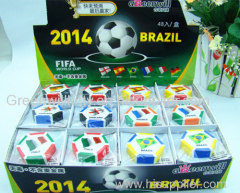 2014 World Cup Football Erasers