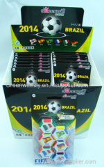 World Cup Hexagonal Football erasers