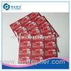 Red Printed Self Adhesive Labels