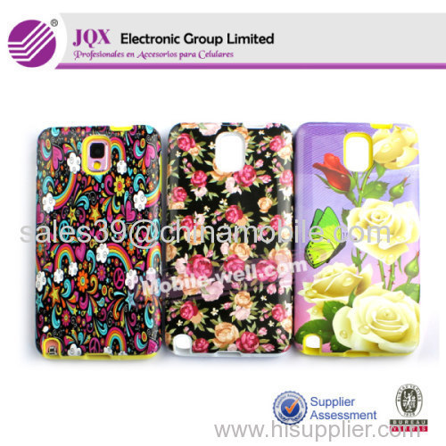 for Samsung Galaxy Note 3 cellphone protector case with fashion design