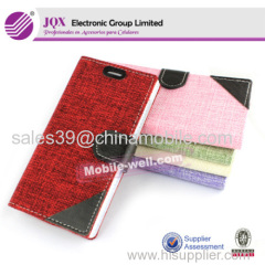 Cellphone flip leather cover for Blackberry Z10