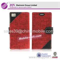 Cellphone flip leather cover for Blackberry Z10