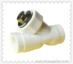 PP-R filter valve with two ends same