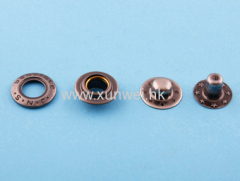 brass blister snap buttons