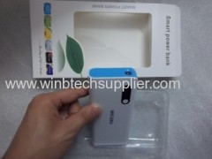 DUAL usb power bank 6800mha with led torch light