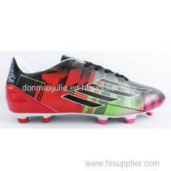 Colorful Soccer Shoes With PU Upper, Customized Design and Color are Available