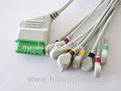 Nihon Kohden ECG Patient Cable Iec No Resistance Snap Banana Clip Din