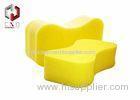 Eco-friendly Yellow Car Washing Sponge Foam 20 * 13 * 8cm