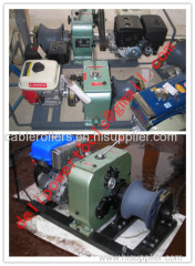 Asia Cable pulling winch, CABLE LAYING MACHINES,Cable bollard winch