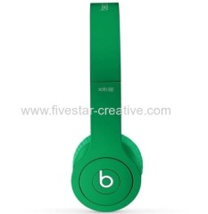 Beats by Dr.Dre Beats Solo HD On Ear Matte Green Headphones with Remote/Mic