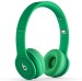Beats Solo HD On-Ear Monochromatic Headphones Drenched in Green