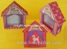House Shaped Box - Dog Scaf Personalized Packaging Boxes with Windows Opening