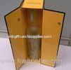 Small Cardboard Wine Gift Packaging Box with Magnet Closure for 1 Bottole