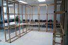 Custom rigid paper tube cardboard office furniture display rack and stands