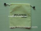 OEM non-woven white polyster drawsting gift pouches for Iphone for cell phone,jewelry