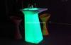 Remote control LED Cocktail Table , Glowing table furniture