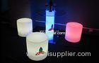 Polyethylene 30 X 30 X H110cm LED Bar Tables with glass , nontoxic and peculiar smell