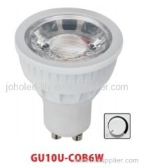 GU10U-COB6W dimmable LED spotlight