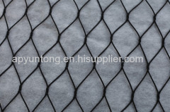 black oxide handwoven stainless steel rope mesh netting