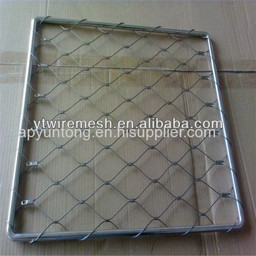 protecting steel rope mesh for stair