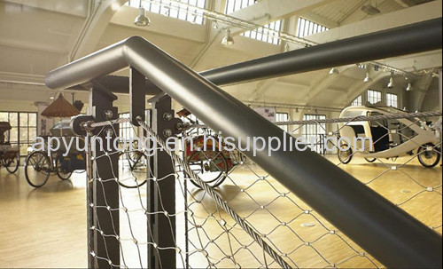 protecting steel rope mesh for stair