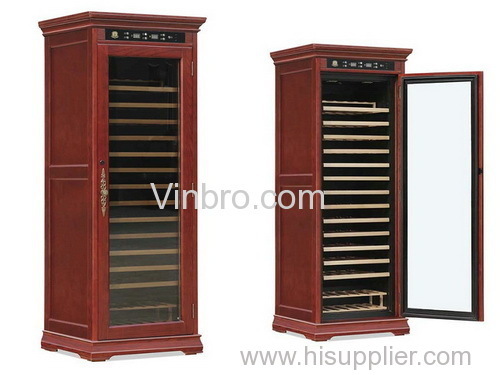 wooden wine cellar cabinet