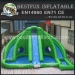 Green Three line Water Slide with Two Pools