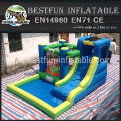 Durable High Quality With Pool And Slide Inflatable Combo