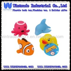 Baby floating bath toy(duck/dolphin/octopus/clown fish)