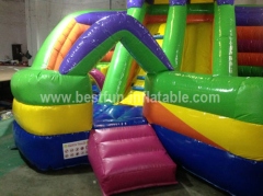 2014 Hot Sale Colorful Inflatable Obstacle Course Slide