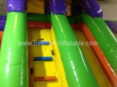 2014 Hot Sale Colorful Inflatable Obstacle Course Slide