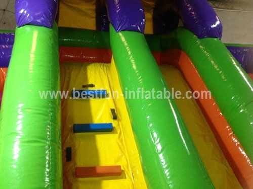 2014 Hot Sale Colorful Inflatable Obstacle Course Slide