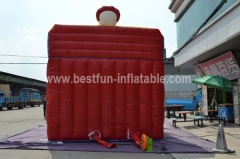 Big Circus Performers Inflatable Slide