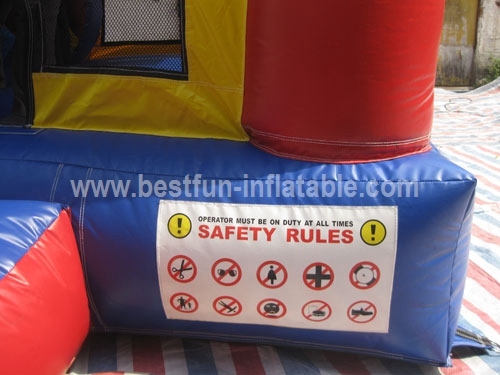 Castle Shape Inflatable Combo with Slide Exciting