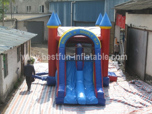 Castle Shape Inflatable Combo with Slide Exciting