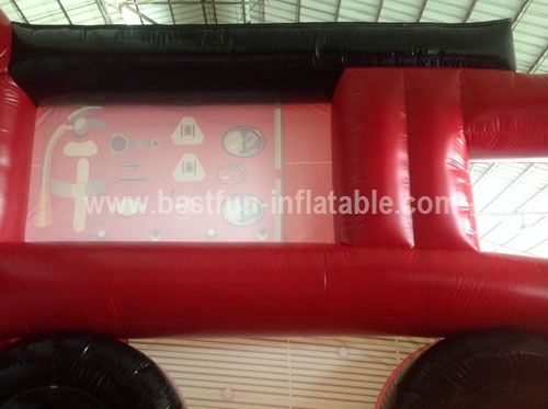 Commercial Inflatable Fire Truck Bouncer House